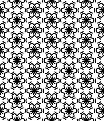 Black seamless abstract pattern. Overlay for background and backdrop. Ornamental design. PNG graphic illustration with transparent background.
