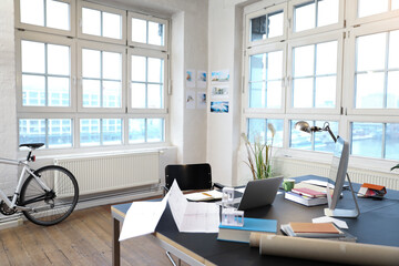 Interior of a modern informal office
