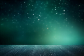 Dark, Blurry, Simple Background with Green Abstract Background Created with Generative AI Tools