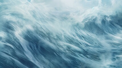 Abstract background of blue water with waves. 3d rendering, 3d illustration.