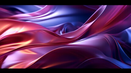 abstract background with satin drapery - 3d render
