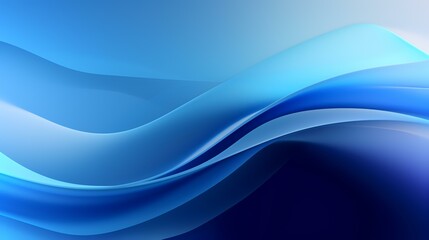 abstract blue background with smooth lines in it. Vector illustration.
