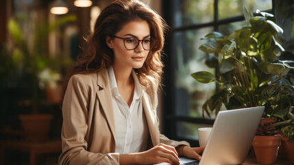 young beautiful professional woman headshot photo, business, lawyer, working to become successful in the corporate world