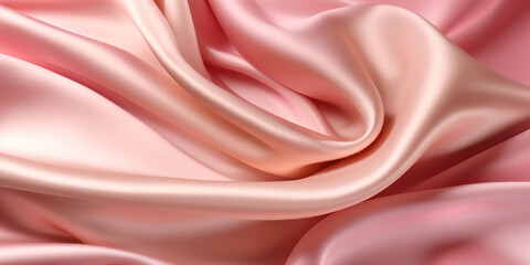 Obraz premium silk fabric with soft folds, textile background