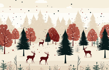 Christmas greeting pattern background