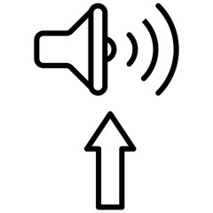 speaker line icon