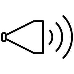speaker line icon