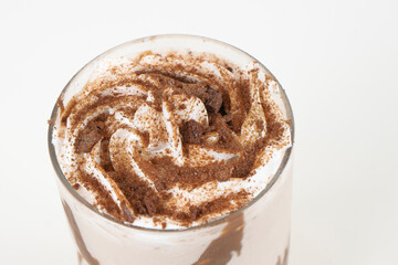 chocolate and vanilla shake