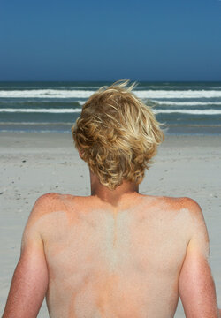Young Man On The Beach