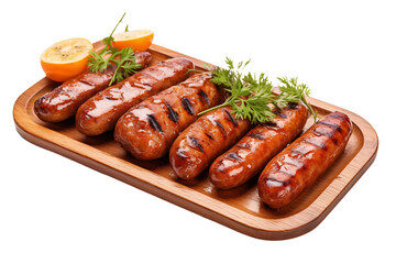 grilled sausage with vegetables food sausage  meat, meal grilled, dinner, sausages, isolated barbecue 