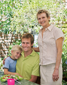 Family Portrait Outdoors