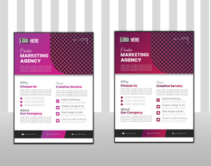 Corporate Business flyer design template