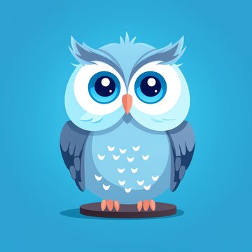 a cartoon of an owl