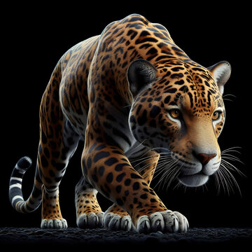 Jaguar, yaguar, yaguareté,​ Panthera onca, felino, gatito, 