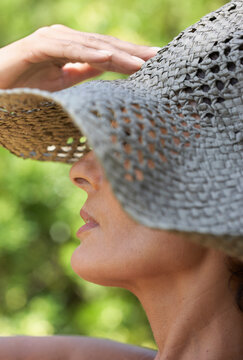 Woman in Sunhat