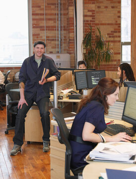 Portrait of Businessman in Office