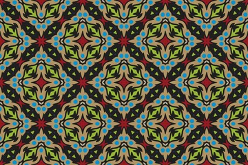 Abstract background.Indian, Arabic, Turkish style elements.Vintage card.
Seamless pattern.Perfect for fashion, textile design, cute themed fabric, on wall paper,wrapping paper and home decor.