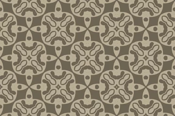 Gordijnen Abstract background.Indian, Arabic, Turkish style elements.Vintage card. Seamless pattern.Perfect for fashion, textile design, cute themed fabric, on wall paper,wrapping paper and home decor. © t2k4