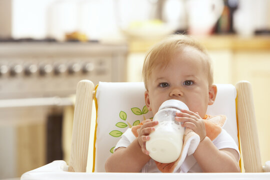 Baby in High Chair