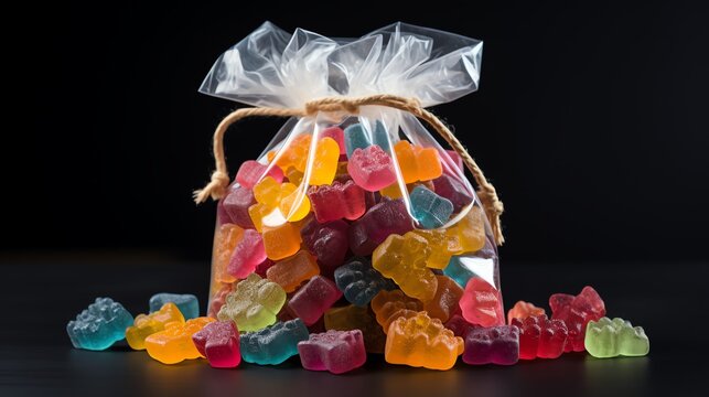a bag of gummy bears
