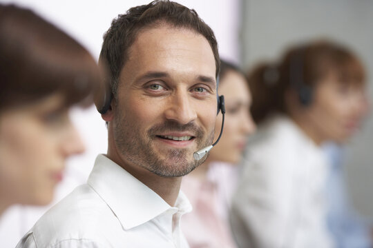 Businessman with Headset
