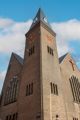 Fototapeta na wymiar Wilhelminakerk in Haarlem in the province of North Holland (Noord-Holland) Netherlands (Nederland)