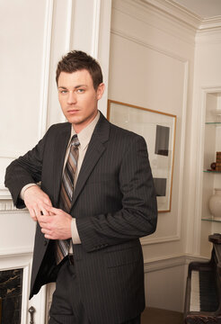 Portrait of Businessman in Room