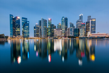 Fototapeta na wymiar Marina Bay Area ,Singapore
