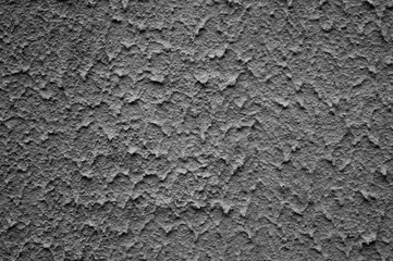 gray decorative plaster on the wall close-up