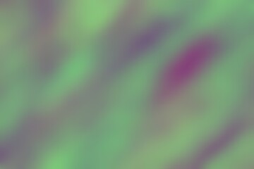 Abstract blurred background image of green, purple colors gradient used as an illustration. Designing posters or advertisements.