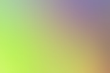 Abstract blurred background image of blue, green, yellow colors gradient used as an illustration. Designing posters or advertisements.