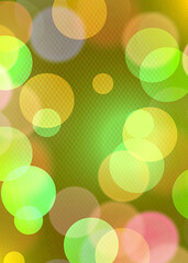 Green bokeh background for seasonal, holidays, event celebrations and various design works
