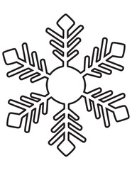 Snowflake SVG File, Snowflake Clipart