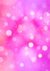 Pink bokeh background for seasonal, holidays, event celebrations and various design works