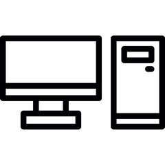 Desktop computer Icon