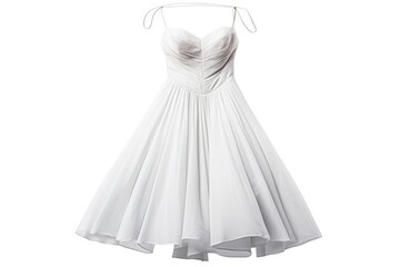 Fototapeta na wymiar A single dress isolated on white background