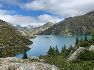 Le barrage d'Emosson