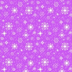 Christmas ice scribble seamless snowflakes pattern for wrapping paper and fabrics and linens and kids clothes print