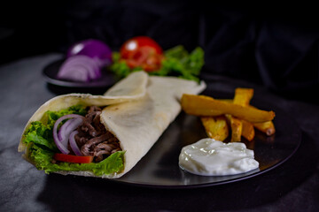Shawarma de carne (Food Styling)
