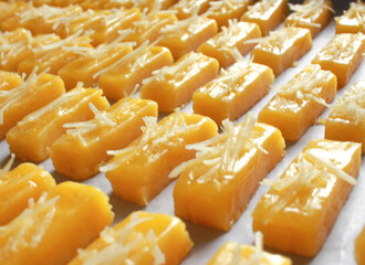 Sweet Menu at the Oven Door Castengle Cake Before Captivating Aroma