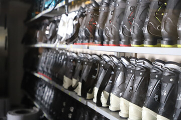 Shop in the ski center with a wide range of modern ski boots