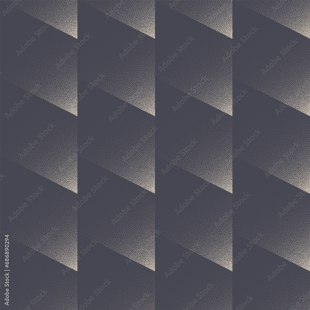 Poster faded structure chevron seamless pattern trend vector dot work abstract background. endless contempo