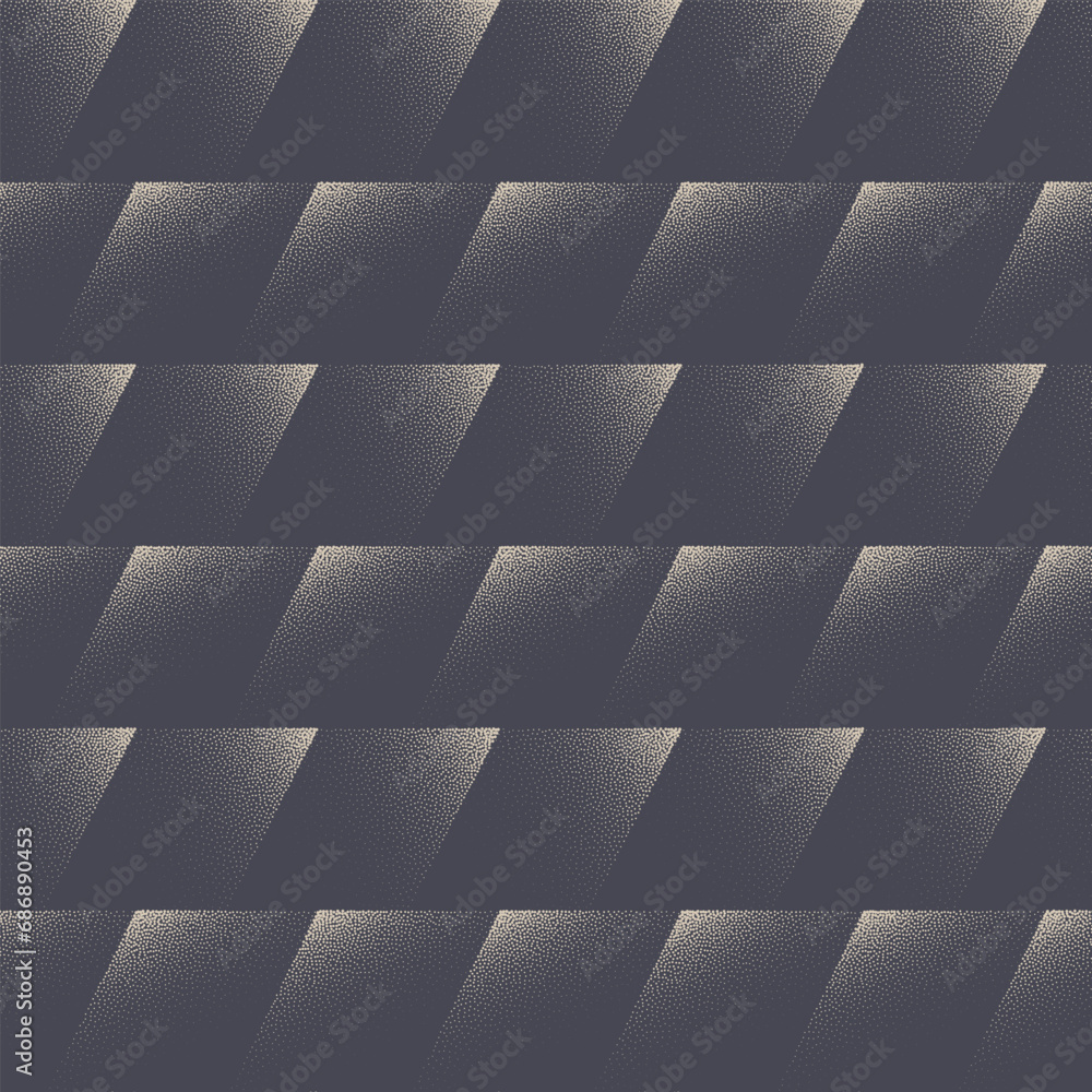 Poster faded chevron mod dynamic seamless pattern trendy vector dot work abstract background. endless desig