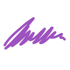 Hand drawn scribble lines. Doodle marker line stripes