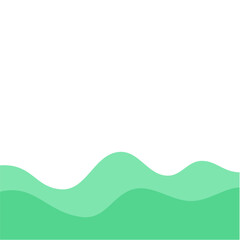 wave banners in different colors vector 