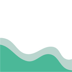wave banners in different colors vector 