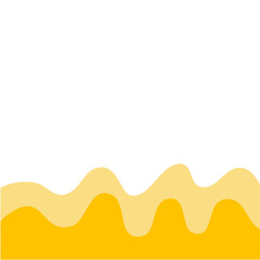 wave banners in different colors vector 