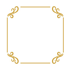 Wedding Invitation Frame Border Lines Style Vector Design