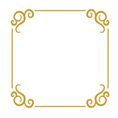 Wedding Invitation Frame Border Lines Style Vector Design