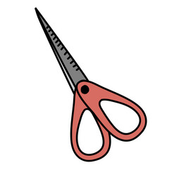 Scissors Cartoon Vector Illustration 
